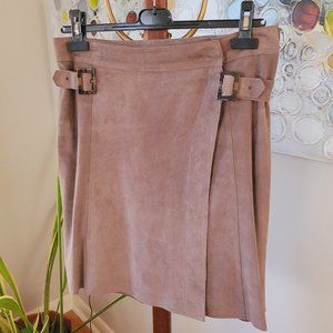 Olsen Europe Suede Wrap Skirt US 4